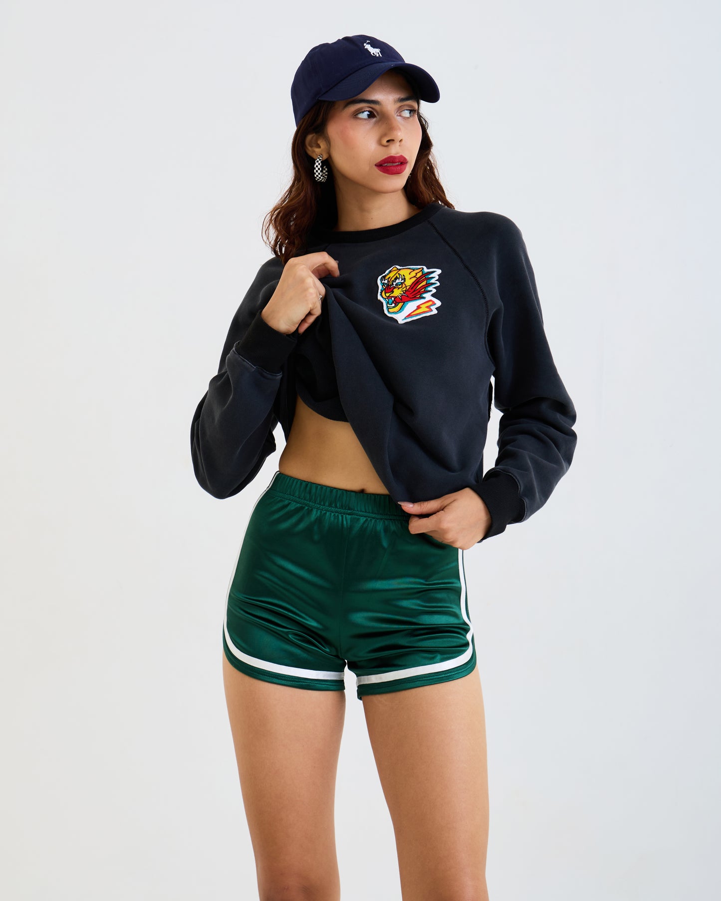 Women's Sport High Waisted Fitted Shorts
