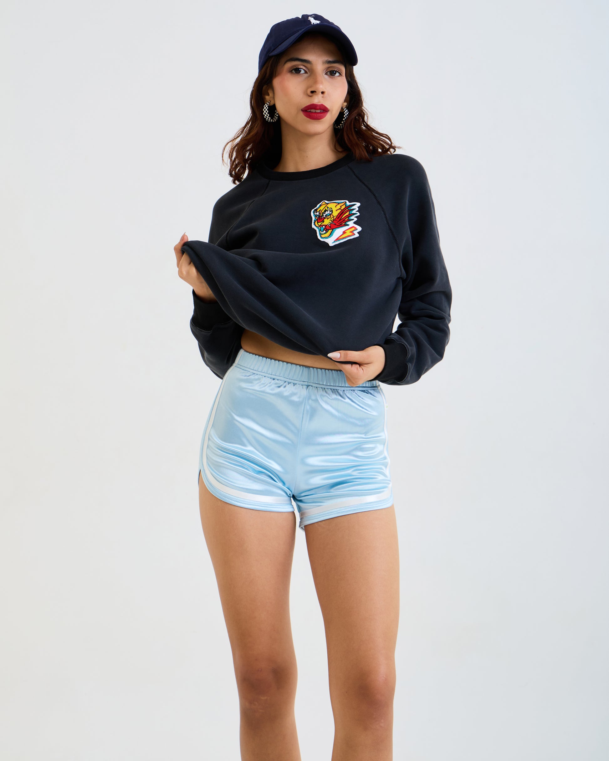 Women's Sport High Waisted Fitted Shorts