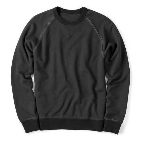 Vintage Sweatshirt – Black Unisex Crewneck - Casual