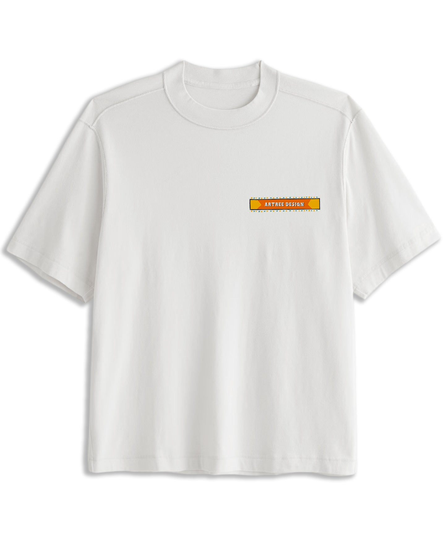 Vintage Oversized Cropped T-Shirt – Unisex Road Warrior Car White Tee – Boxy Fit