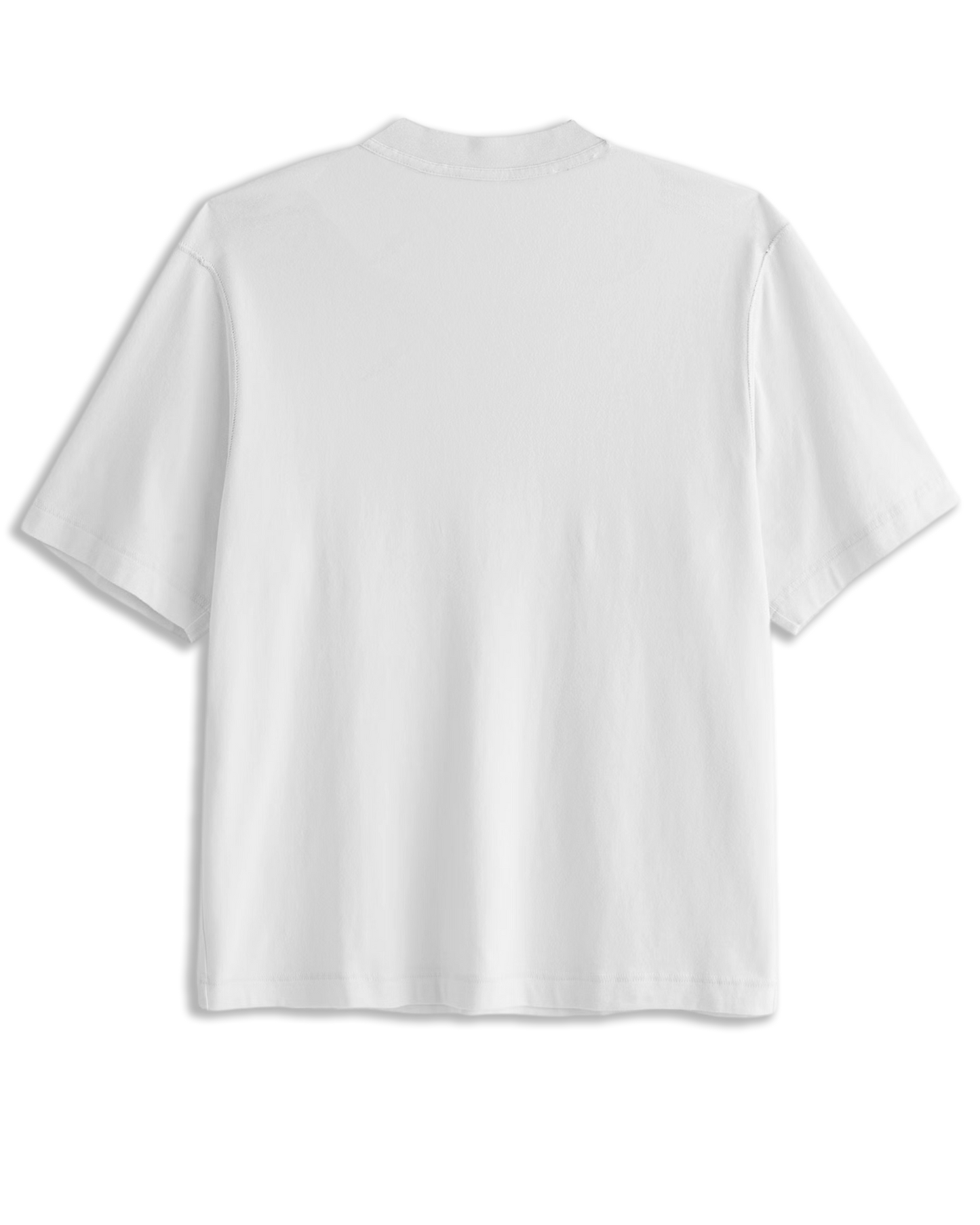 Vintage Oversized Cropped T-Shirt – Unisex Retro White Tee – Boxy Fit – Artree Design