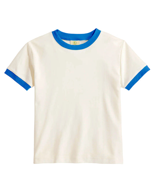 Off White Damen Ringer T-Shirt