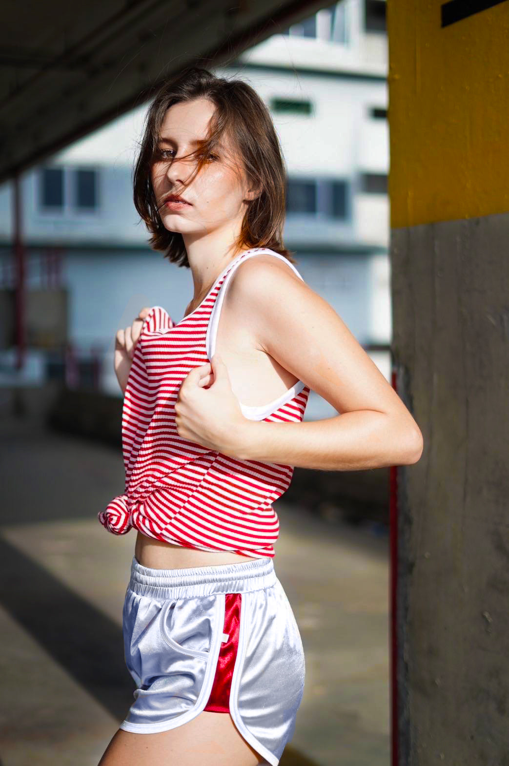 Unisex Stripped Tank Top
