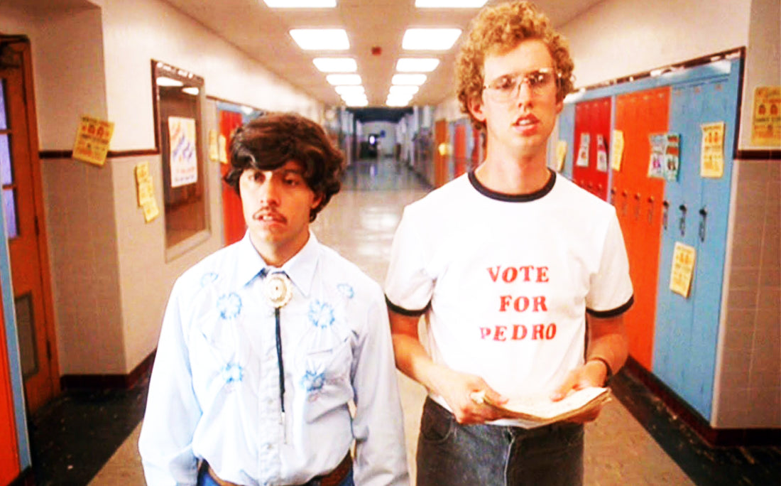 The Story Behind The Iconic Vote For Pedro Shirt