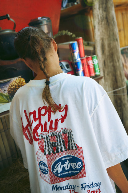 Übergroßes, kurzes Tiger-T-Shirt (Grau)