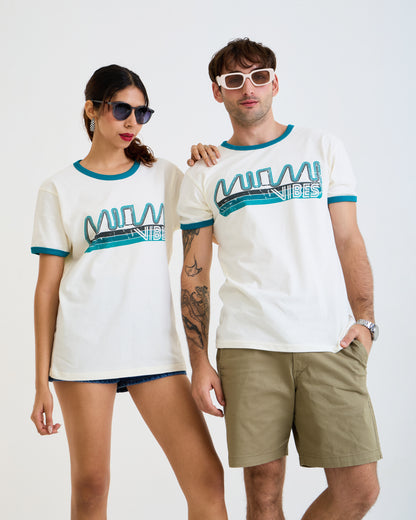 Miami Vibes Tee Off-White