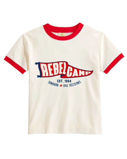 T-Shirt mit Hipster-Print und Katzen-Motiv
