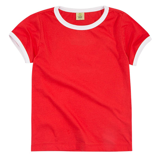Red Women's Ringer T-shirt