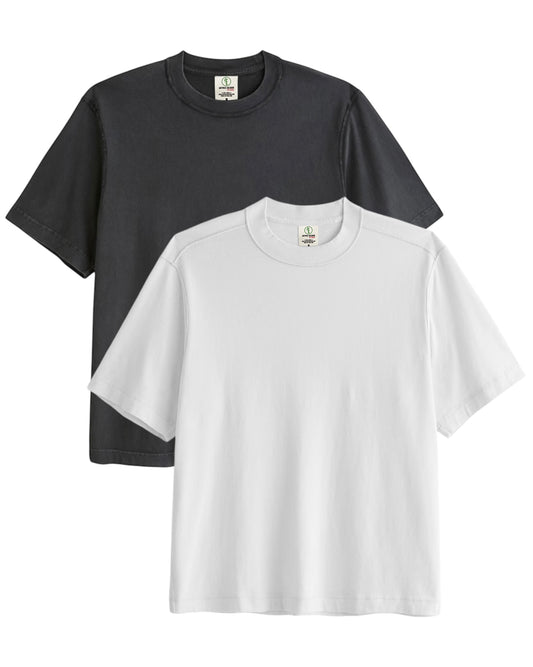 Übergroßes, kurzes Tiger-T-Shirt (Grau)