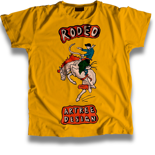 Rodeo Vintage T-shirt (Yellow)