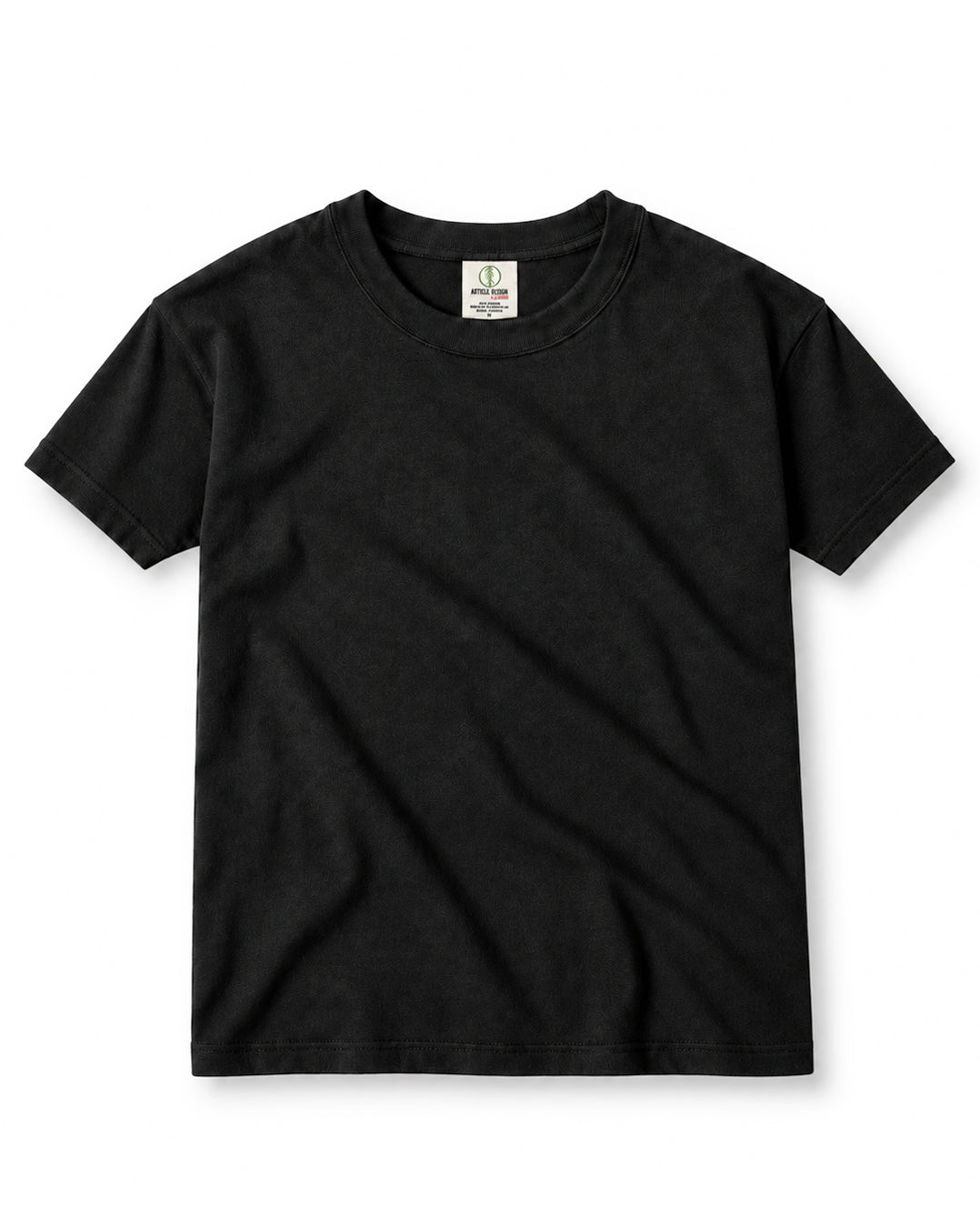 Basic Cropped Men's Cotton T-Shirt