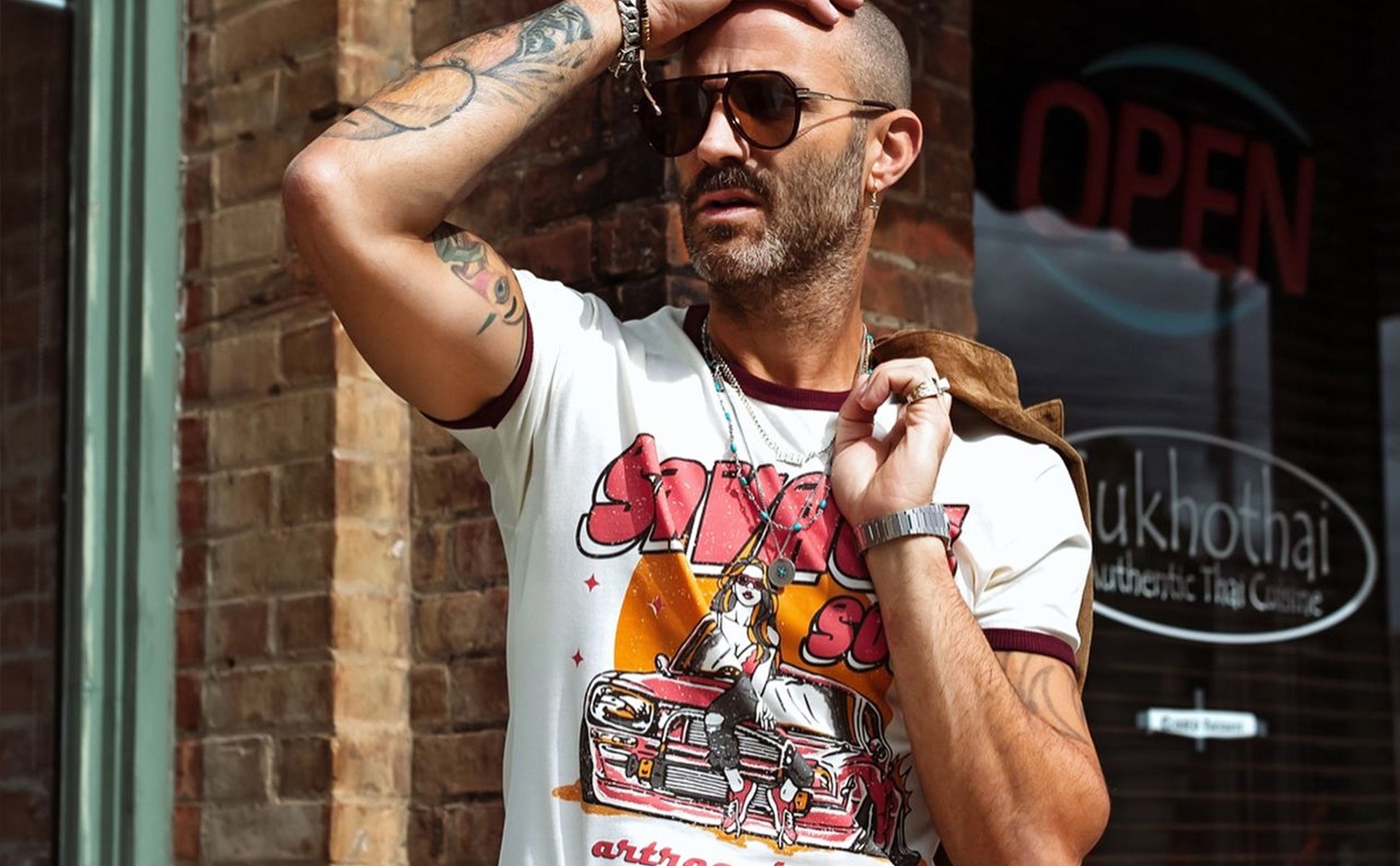 Mens ringer tees vintage retro graphic tees