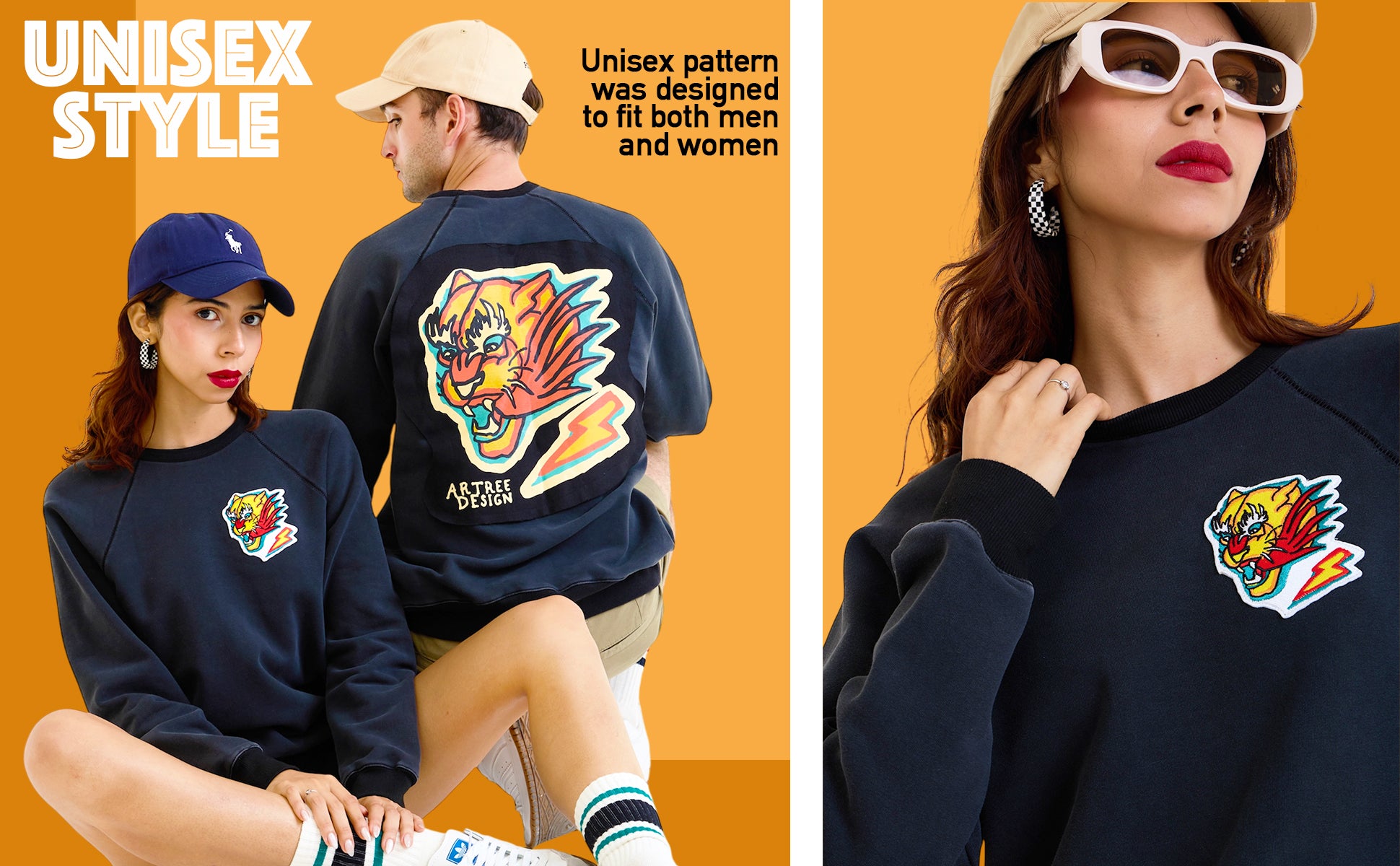 Acid washed worn style sweatshirt raglan