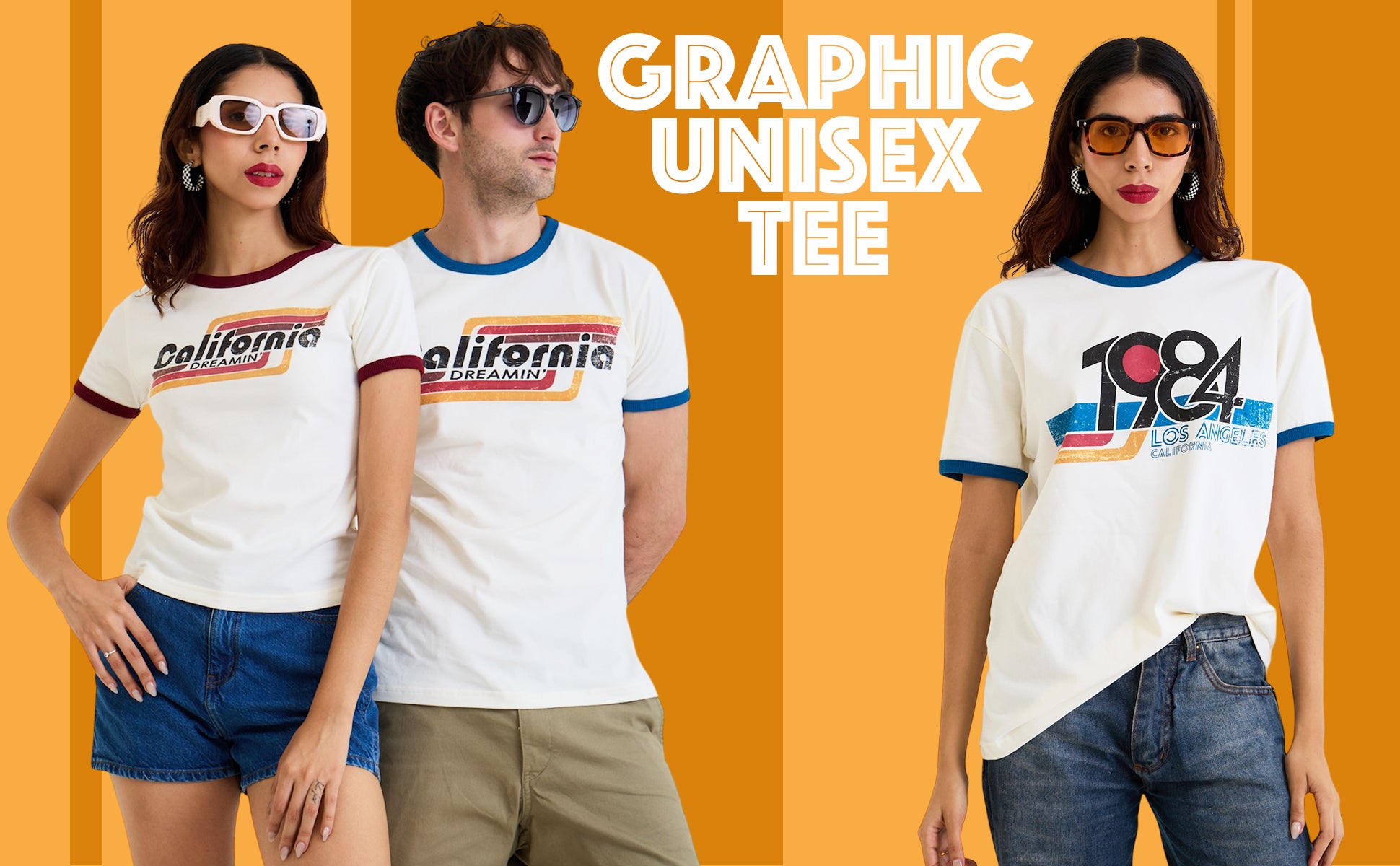 unisex ringer t shirts for men and women graphic original vintage style