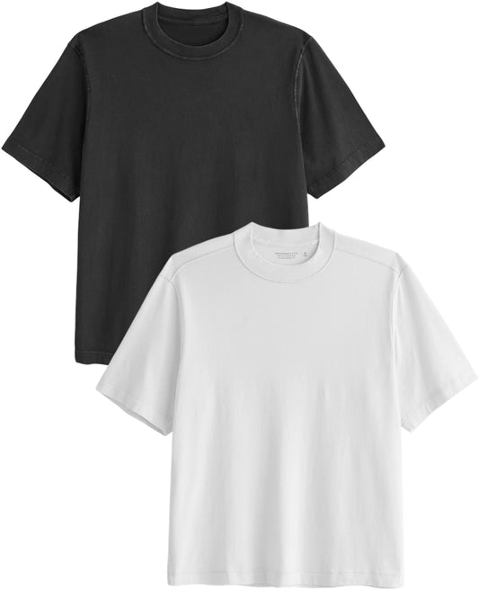 Oversized T Shirt Unisex Cropped (Bundle of 2)