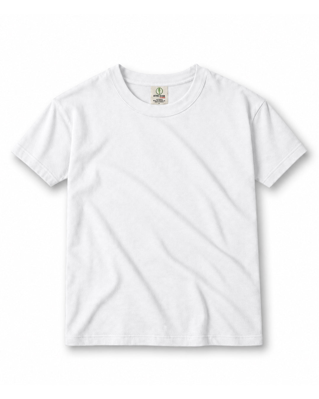 Basic Cropped Men's Cotton T-Shirt