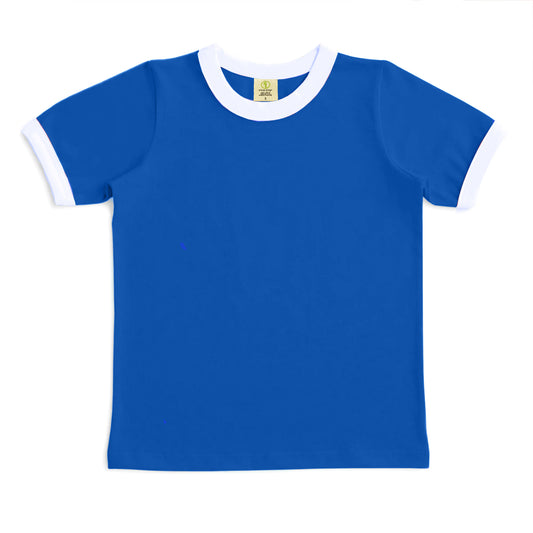 Blue Women's Ringer T-shirt